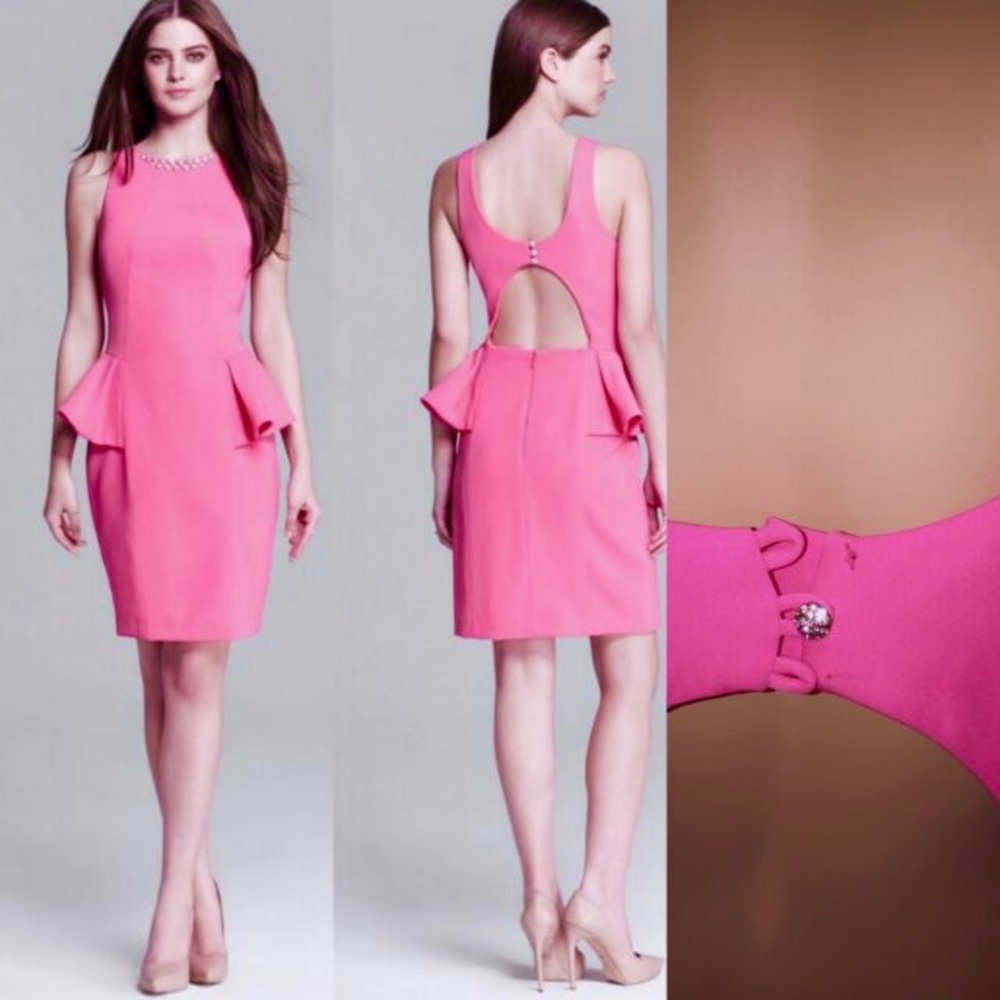 Laundry by Shelli Segal Peplum Dress